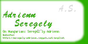 adrienn seregely business card